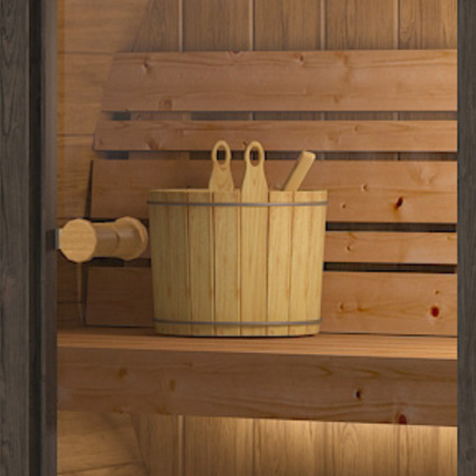 Sauna bucket set