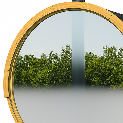 Back Wall - Full Moon Mirror Glass