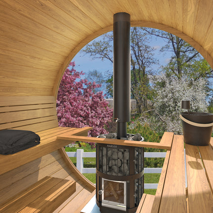 8-Person Outdoor Barrel Sauna